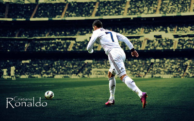 Cool Cristiano Ronaldo football player Poster Paper Print(12 inch X 18 inch, Rolled)