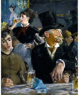 

Tallenge Old Masters Collection - At the Café by Édouard Manet - A3 Size Premium Quality Rolled Poster Paper Print(16.5 inch X 11.7 inch, Rolled)