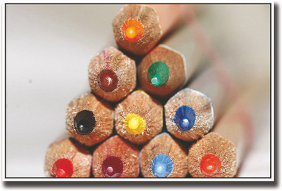 

Colored Pencils Photography Fine Art Print(12 inch X 18 inch, Rolled)