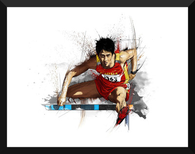 

Spirit Of Sports - Athletics - A3 Size Framed Poster Paper Print(17 inch X 12 inch)