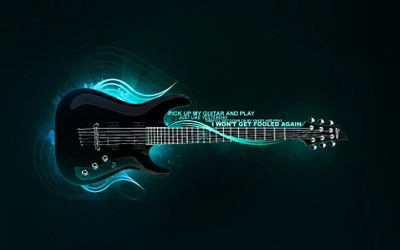 

Music Guitar HD Wallpaper Background Fine Art Print(12 inch X 18 inch, Rolled)