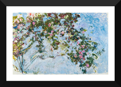 

Tallenge Old Masters Collection - The Roses By Claude Monet - Premium Quality A3 Size Framed Poster Paper Print(17 inch X 12 inch, Framed)