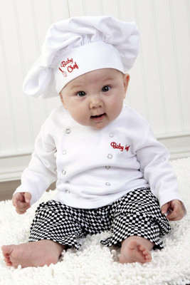 

Child's Love - Cute Little Chef Paper Print(18 inch X 12 inch, Streched)