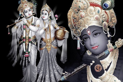 

Radhey Krishana Paper Poster 12"x18" Paper Print(13 inch X 19 inch, Rolled)