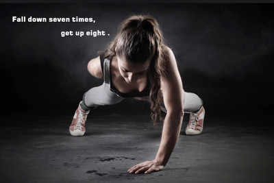 

Oshi - Gym Motivational Quote (19) Paper Print(12 inch X 18 inch, Rolled)