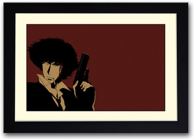 

Smoking with Gun Fine Art Print(14 inch X 20 inch, Framed)