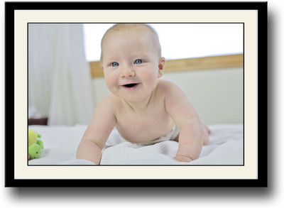 

Baby with grey eyes Fine Art Print(10 inch X 14 inch, Framed)