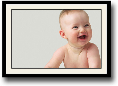 

Adorable Baby Smiling Fine Art Print(10 inch X 14 inch, Framed)
