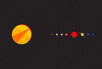 

Posterhouzz Solar System - Minimalist - Motivational Poster Paper Print(12 inch X 18 inch, Rolled)