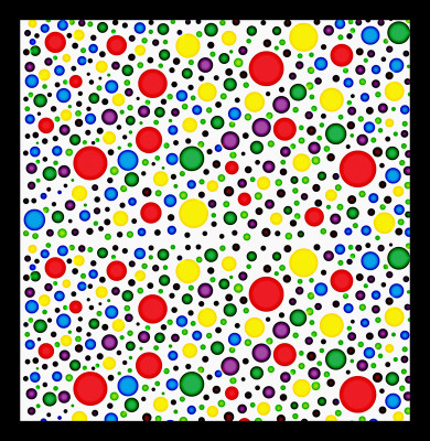 50% OFF on Colours and Droplets Raw Paper Print(20 inch X 20 inch)