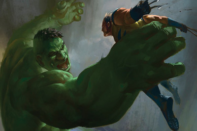 

Hulk Fight With Wolverine Paper Poster 12"x18" Paper Print(13 inch X 19 inch, Rolled)