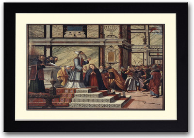 

Vintage Christianity Painting Fine Art Print(14 inch X 20 inch, Framed)