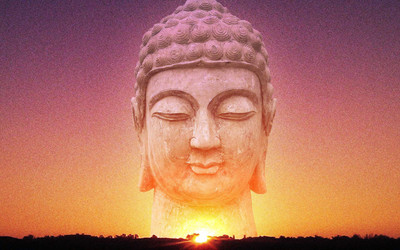

Tallenge - Buddha And The Sky - A3 Size Rolled Poster Paper Print(16.5 inch X 11.7 inch, Rolled)