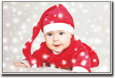 

Baby Santa Claus Fine Art Print(12 inch X 18 inch, Rolled)
