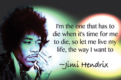 

QUOTE JIMMY HANDRIX LIFE 12X18 INCHES Fine Art Print(12 inch X 18 inch)