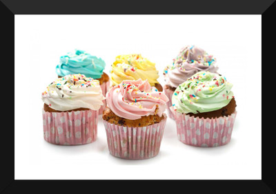 

Tallenge Art For Kitchen - Cupcake Adventures - Premium Quality A3 Size Framed Poster Paper Print(17 inch X 12 inch, Framed)