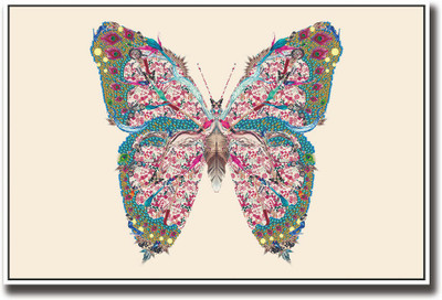 

Posterhouzz Amazing colorful butterfly Fine Art Print(12 inch X 18 inch, Rolled)