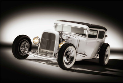 

Ford Tudor_1930 Vintage Paper Print(13 inch X 19 inch, Rolled)