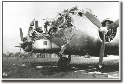 

Vintage crashed fighter plane Fine Art Print(12 inch X 18 inch, Rolled)