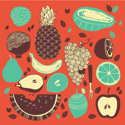 

Fruits Fine Art Print(24 inch X 24 inch, Rolled)
