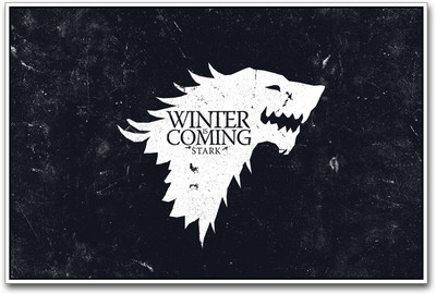 

Winter is Coming Paper Print(12 inch X 18 inch)