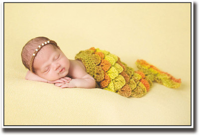 

Super cute baby mermaid Fine Art Print(12 inch X 18 inch, Rolled)