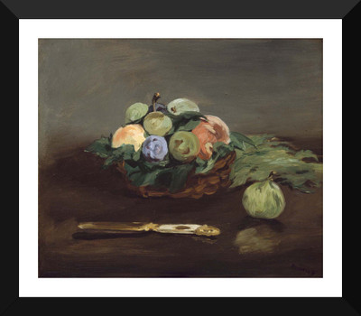 

Tallenge Old Masters Collection - Basket of Fruit by Édouard Manet - Premium Quality A3 Size Framed Poster Paper Print(17 inch X 12 inch, Framed)