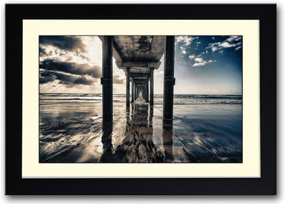 

Bridge in Water Fine Art Print(14 inch X 20 inch, Framed)