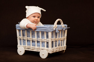 

Posterhouzz Baby's Love - Baby sleeping in a Cot Paper Print(12 inch X 18 inch, Rolled)