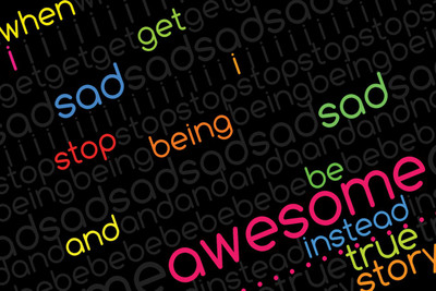 

QUOTE SAD 12X18 INCHES Fine Art Print(12 inch X 18 inch)