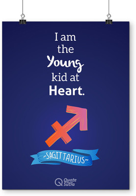 

Sagittarius Quote A3 Poster by QuoteSutra Paper Print(18 inch X 12 inch, Rolled)