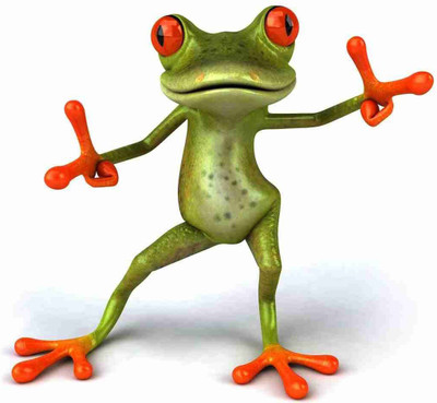 

Tallenge Art For Kids - Dancing Green Frog - A3 Size Rolled Poster For Kids Room Décor Paper Print(16.5 inch X 11.7 inch, Rolled)