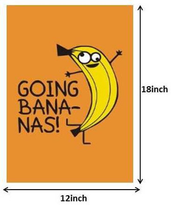 

Going Bananas Paper Print(18 inch X 12 inch)