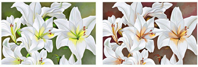 

Art Factory Floral Painting Canvas Art(12 inch X 18 inch, Rolled)