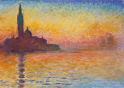 

Posterhouzz Sunset in Venice by Claude Monet Poster Fine Art Print(12 inch X 18 inch, Rolled)