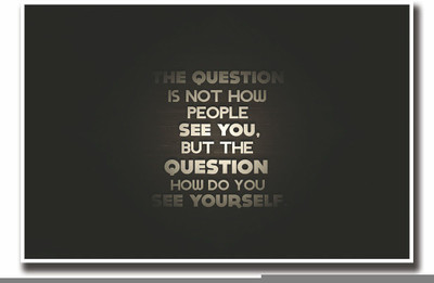

Posterhouzz The question quote Fine Art Print(12 inch X 18 inch, Rolled)
