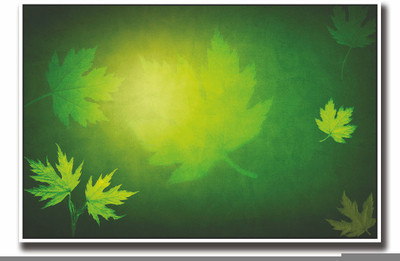 

Posterhouzz Green leaves design Fine Art Print(12 inch X 18 inch, Rolled)