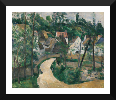 

Tallenge Modern Masters Collection - Turn in the Road by Paul Cézanne - Premium Quality A3 Size Framed Poster Paper Print(17 inch X 12 inch, Framed)