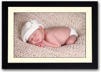 

Baby Sleeping With A White Hat Fine Art Print(14 inch X 20 inch, Framed)