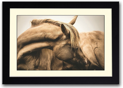 

Brown Horse Fine Art Print(14 inch X 20 inch, Framed)