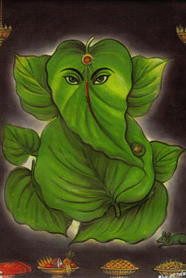 

Divine Ganesh Blessings Paper Print(18 inch X 12 inch, Rolled)