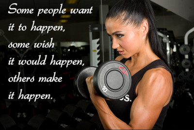 

Oshi - Make It Happen Paper Print(12 inch X 18 inch, Stretched)