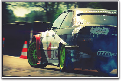 

Drifting Super Car Paper Print(12 inch X 18 inch)