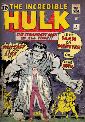 

Hulk the strangest poster (Officially Licensed) Paper Print(18 inch X 12 inch, Rolled)
