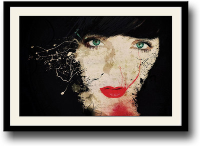 

Girl face artistic amazing Fine Art Print(10 inch X 14 inch, Framed)