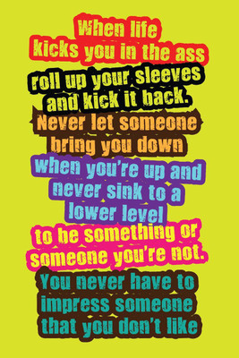 6% OFF on Life Quotes Informal Photographic Paper(24 inch X 16 inch)