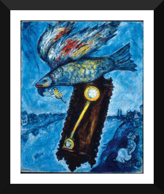 

Tallenge Modern Masters Collection - Time Is a River Without Banks By Marc Chagall - Premium Quality A3 Size Framed Poster Paper Print(17 inch X 12 inch, Framed)