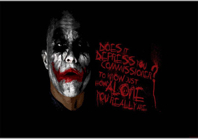 

Posterhouzz Joker How Alone Paper Print(12 inch X 18 inch, Rolled)