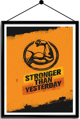 

Motivational quote framed posters Paper Print(16.5 inch X 13.7 inch, Framed)