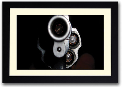 

Gunpoint Fine Art Print(14 inch X 20 inch, Framed)
